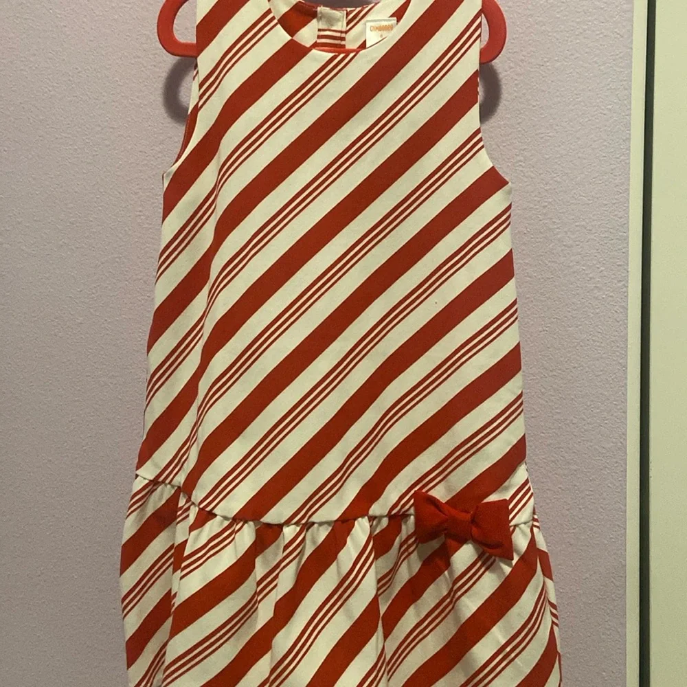 Gymboree Candy Cane stripe dress - Picture 1 of 4